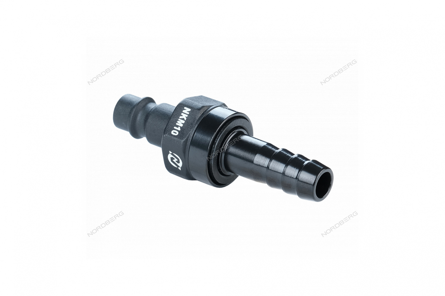Переходник композитный "папа" быстросъемный - елочка Ø 10 мм NORDBERG NKM10