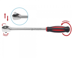 Трещотка 3/8" 60 зуб. AIST 32151-60 двухкомпонентная ручка Киров