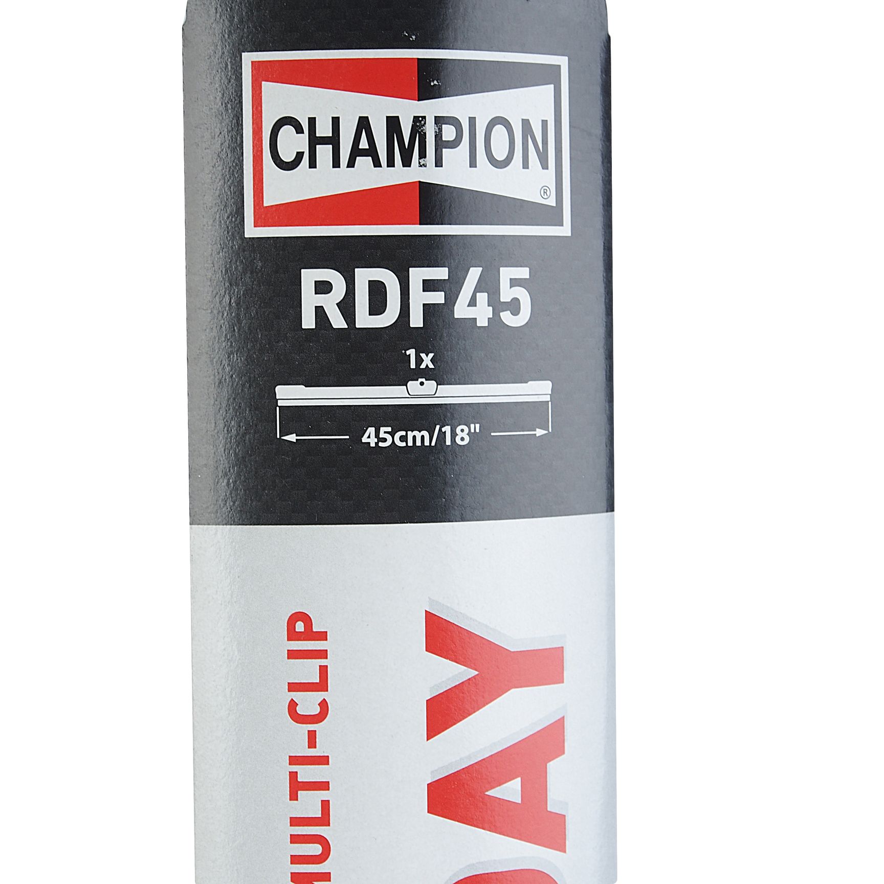 Щетка стеклоочистителя RDF45-B01 "Rainy Day Flat" бескаркасная 450мм (18") Multi Clip CHAMPION /1