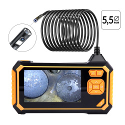 IC-V117 Видеоэндоскоп промышленный защищенный, 4.3", 2Мп, 2 камеры, 1920х1080, 3м, 5.5 мм, iCartool IC-V117