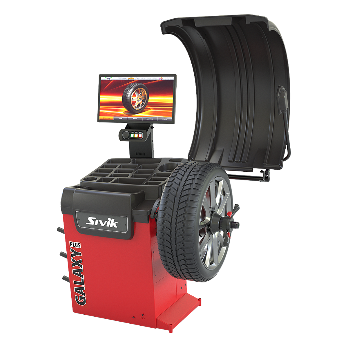 СИВИК СТЕНД БАЛАНСИРОВОЧНЫЙ СБМП-60/3D Л Galaxy Plus НОВЫЙ ДИЗАЙН