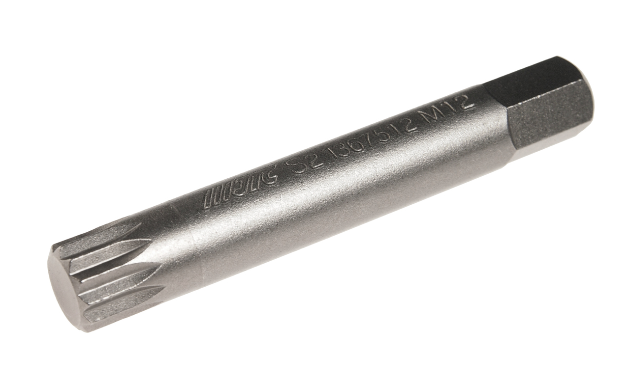 JTC-1367512 - Бита SPLINE M12х75мм 10мм удлиненная S2 JTC - 
Размер: М12.
Общая длина: 75 мм.
Длина насадки: 10 мм удлиненная SL.
Материал: S2 сталь.
