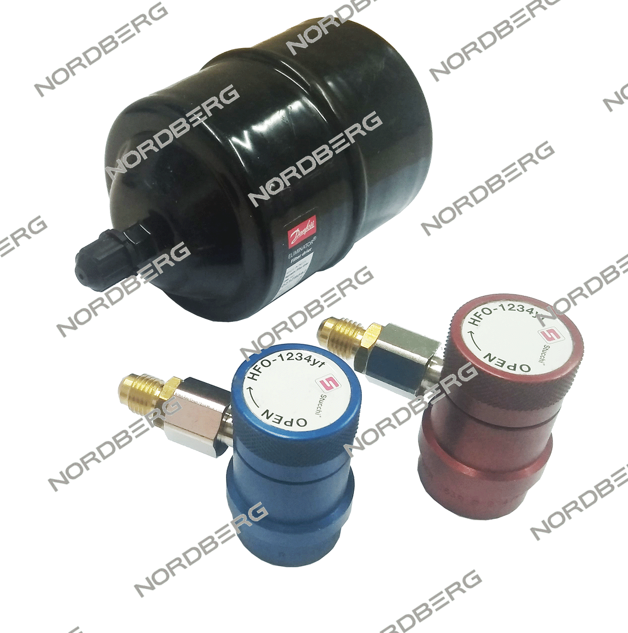 Комплект для работы с газом R1234yf (фильтр + брс) для NF13P NORDBERG 0AA025CR000 + WT15CR003