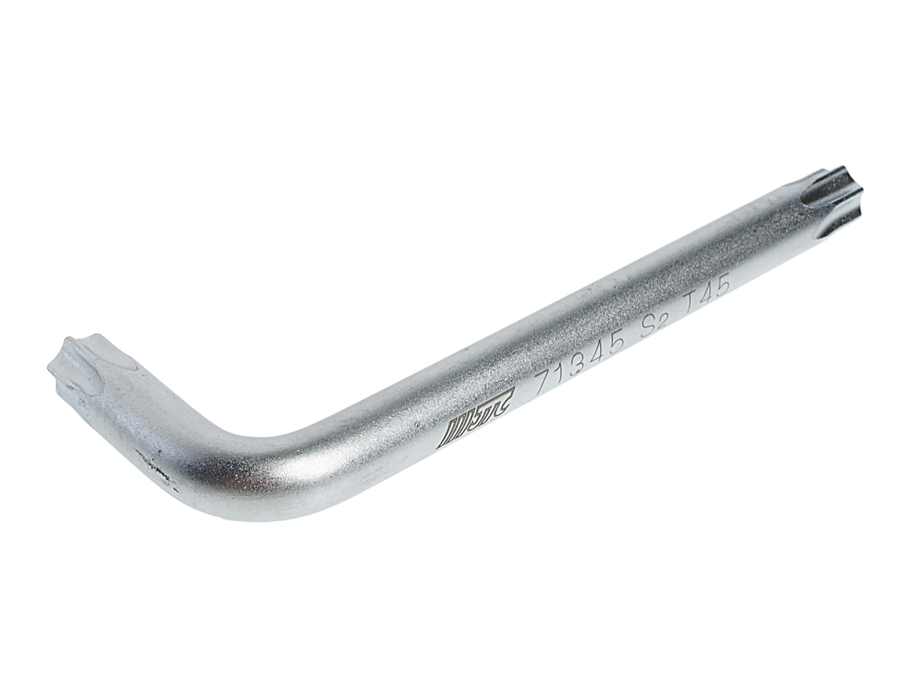 JTC-71345 - Ключ TORX Г-образный T45 L=82мм JTC - 
Материал: S2.
Размер: Т45.
Длина: 82 мм.
Ширина: 28 мм.
Количество шт. в упаковке: 10.
