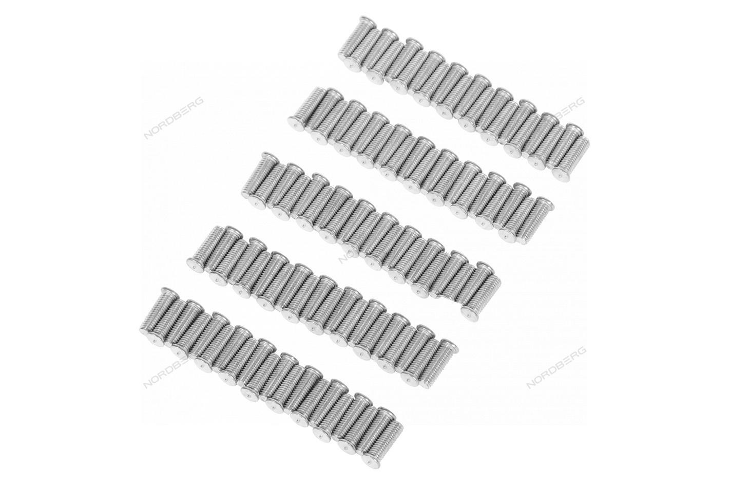 Болт алюминиевый для сварки, M5х16, 100 шт. NORDBERG FA016(M5)