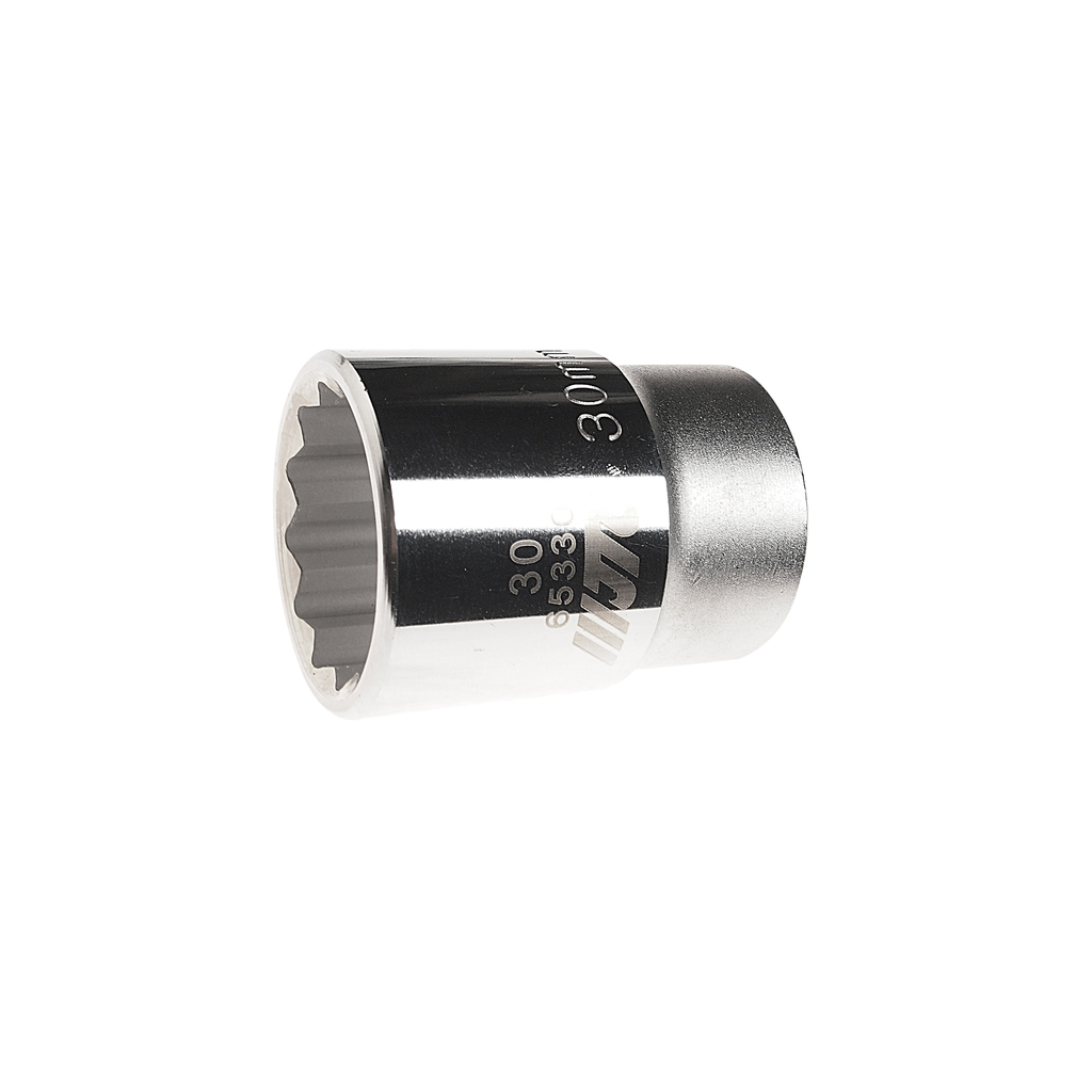 JTC-65330 - Головка торцевая 3/4" 30мм 12-ти гранная L=54мм JTC - 
12 граней, метрический размер;
Размер: 3/4" х 30 мм.;
Длина: 54 мм.
