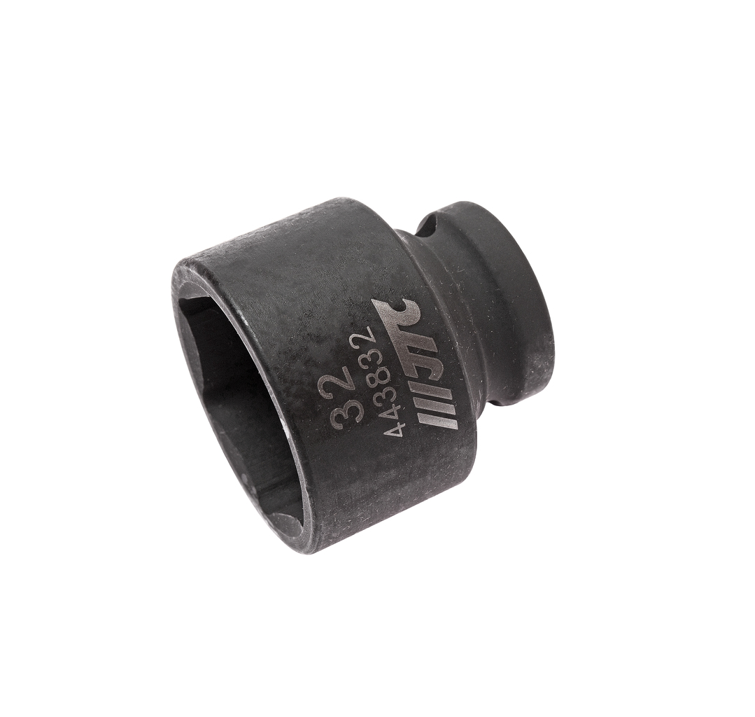 JTC-443832 - Головка торцевая 1/2" 32мм ударная L=42мм JTC - 
  6 граней, метрический размер. 
  Изготовлена из высококачественной хром-молибденовой стали. 
  Размер: 1/2"х32 мм.
  Общая длина: 42 мм. 
  Количество в оптовой упаковке: 5 шт. и 50