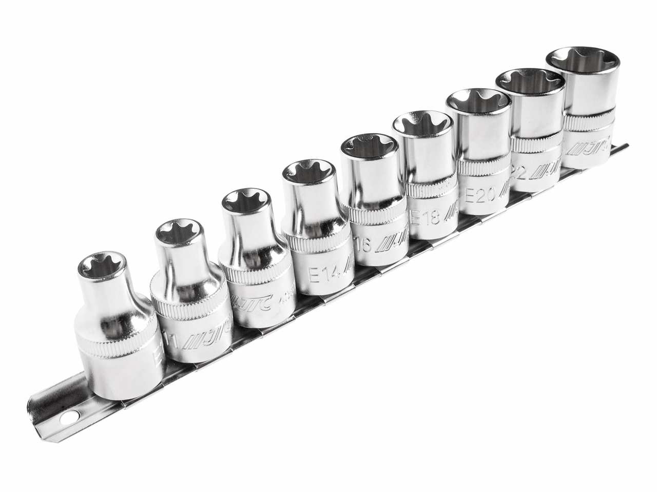 JTC-H409E - Набор головок торцевых 1/2" TORX Е10-Е24 9 предметов JTC - Описание


В комплекте:
	
		Е10, Е11, Е12, Е14, Е14, Е16, Е18, Е20, Е22, Е24.
	

Головки изготовлены из закаленной хром-ванадиевой стали.
Полированная поверхность.
В набор вх