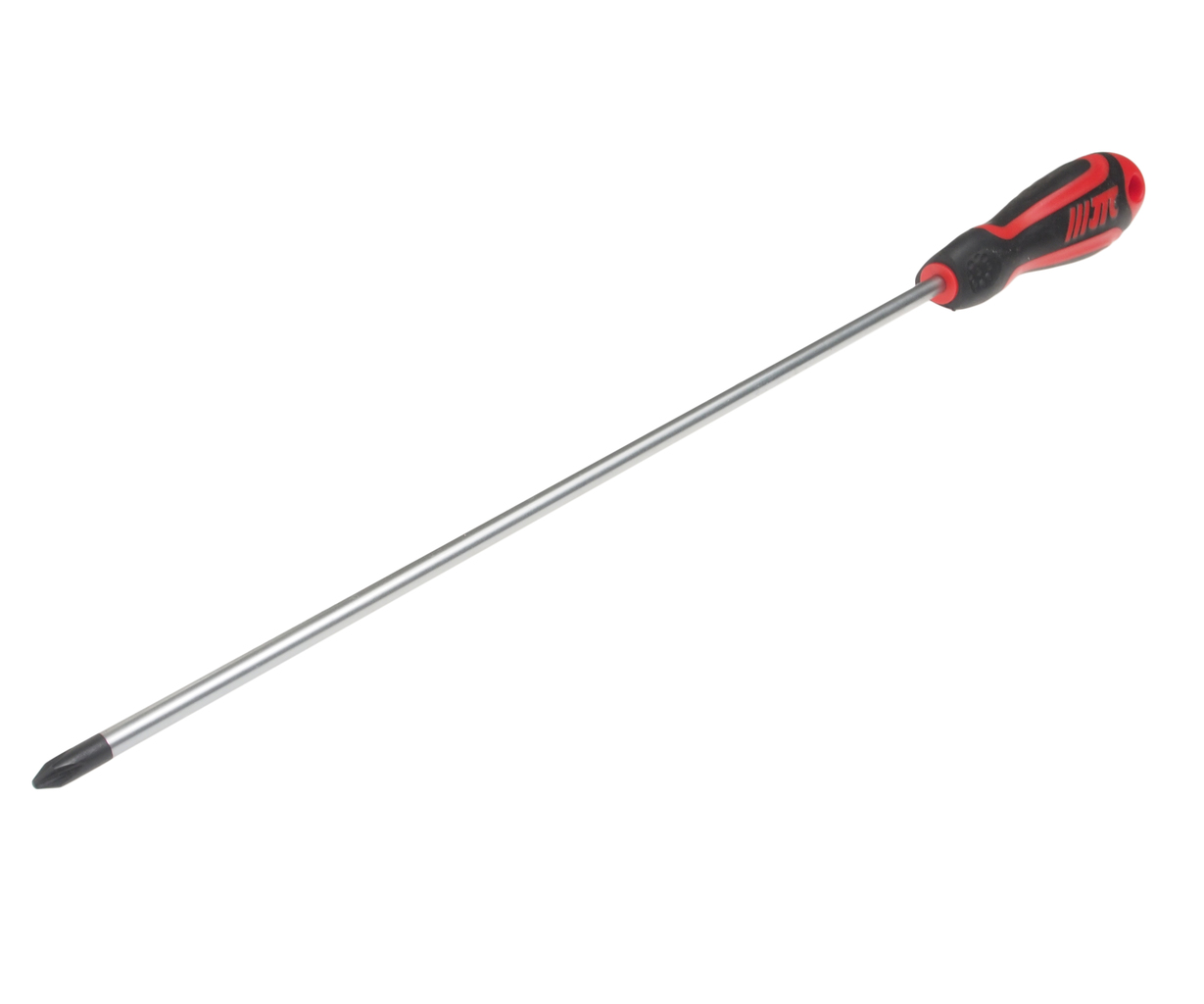 JTC-7614 - Отвертка крестовая PH 2.0х300мм усиленная (сталь Cr-Mo) JTC - 
Материал: 8NCM8660.
Стержень отвертки стальной. Покрыт сатин-хромом, жало оксидировано.
Рукоятка имеет треугольную форму. Изготовлена из двухкомпонентного материала (РР + TPV). О