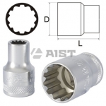 Головка 28мм-1.3/32"-Е36 1/2" "ML" AIST 411428