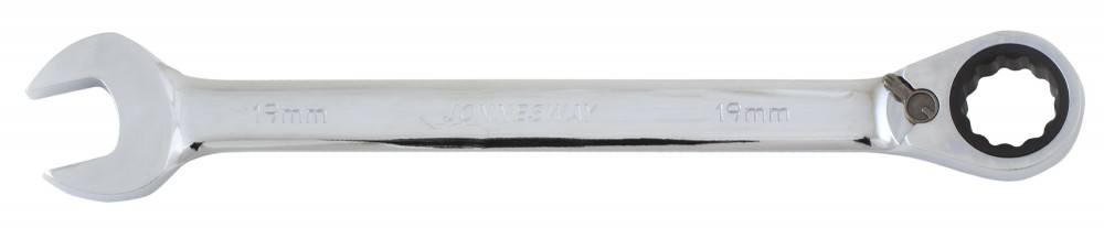 W106119 (W60119) Ключ гаечный комбинированный трещоточный с реверсом, 19 мм