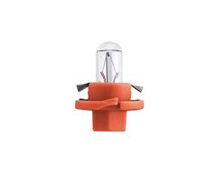 Автолампа BAX1.1W с оранжевым патроном (BX8.4d) 12V PHILIPS /10/200