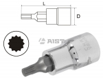 Головка-бита 12-лучевая. М18 1/2" AIST 440218M L=55мм