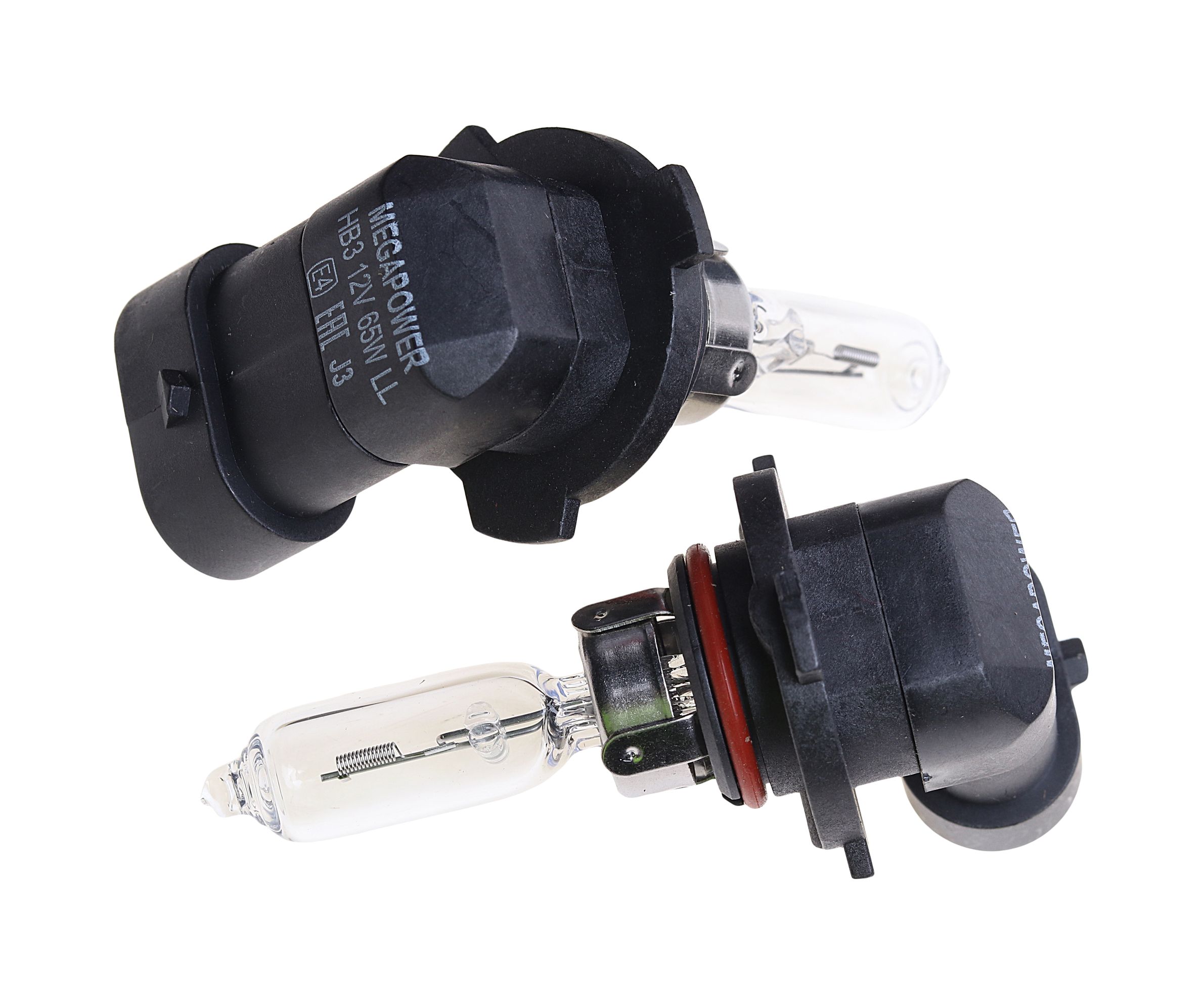 Автолампа HB3/9005 (65) P20d LONG LIFE (бокс, 2шт) 12V MEGAPOWER /1/10