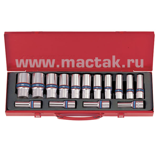 1/2” комплект глубоких торцевых головок 4215MR