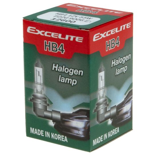 Автолампа HB4/9006 (55) P22d STANDART 12V EXCELITE /1/10/100 NEW