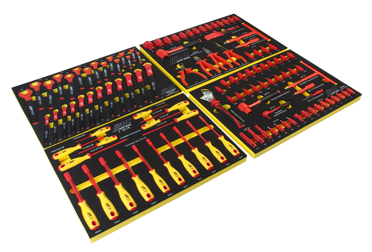 JTC-I4115S Комплект наборов изолированных инструментов, 115 предметов JTC