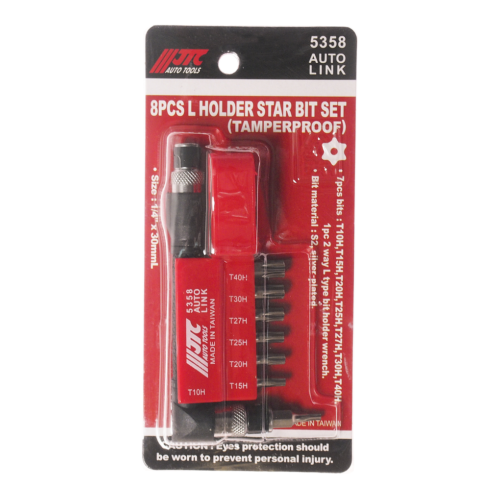 JTC-5358 - Набор бит 1/4" TORX с отверстием Т10Н-Т40Н с Г-образным держателем 8 предметов JTC - Набор Бит-вставок 1/4" DR торкс с отверстием T10H-T40H и Г-образным держателем 8 пр. JTC


Материал: Сталь S2
Поверхность посеребрянная
Размер: 30 мм
