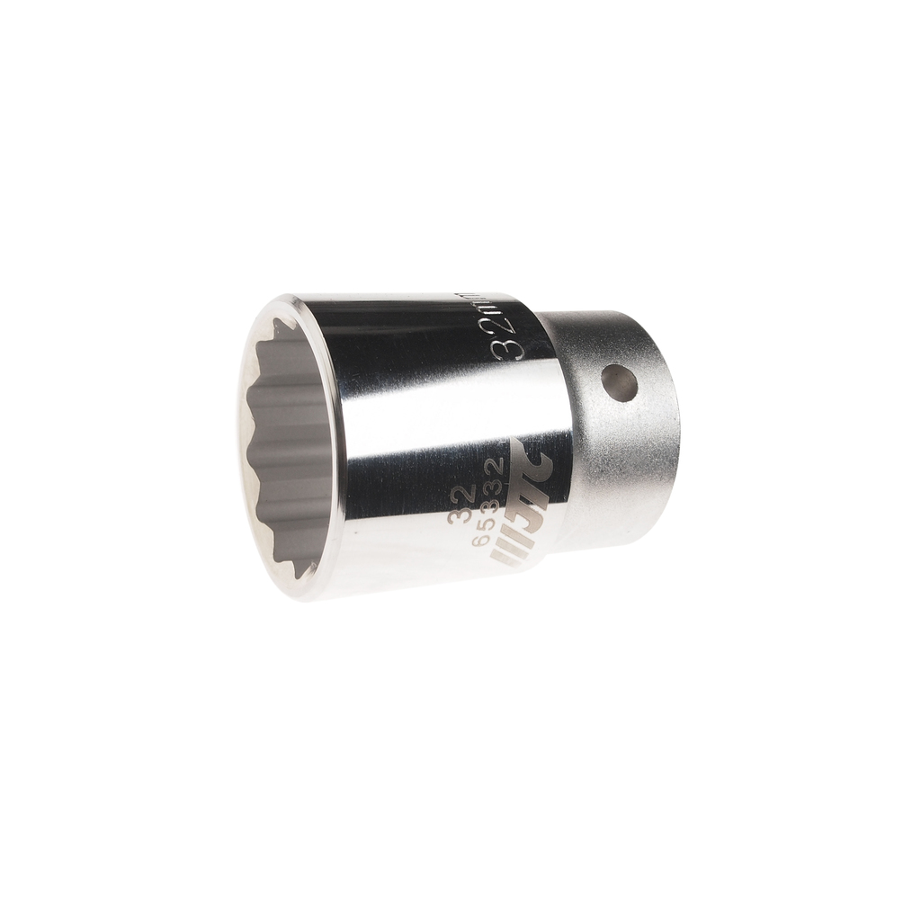 JTC-65332 - Головка торцевая 3/4" 32мм 12-ти гранная L=56мм JTC - 
12 граней, метрический размер;
Размер: 3/4" х 32 мм.;
Длина: 56 мм.
