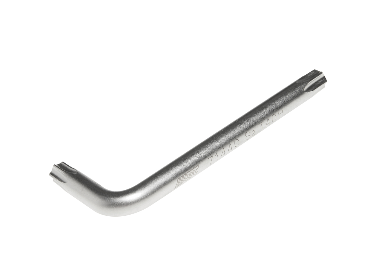 JTC-71440 - Ключ TORX Г-образный T40H с отверстием JTC - 
Материал: S2 сталь.
Размер: T40H.
Размер удлиненной части: 76 мм.
Размер короткой части: 26 мм.
