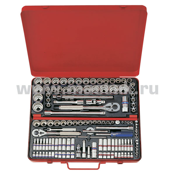 1/4”, 3/8”, 1/2” комплект  торцевых головок 9033CR