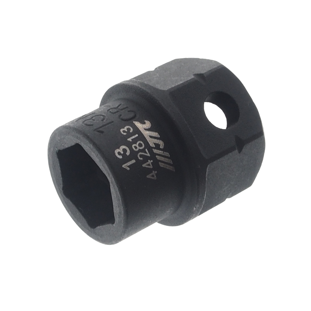 JTC-442813 - Головка торцевая 1/2" 13мм ударная мини L=28мм JTC - 
Изготовлены из высококачественной хромомолибденовой стали.
6 граней, метрический размер.



S: 13
А: 22
С: 20
L: 28


