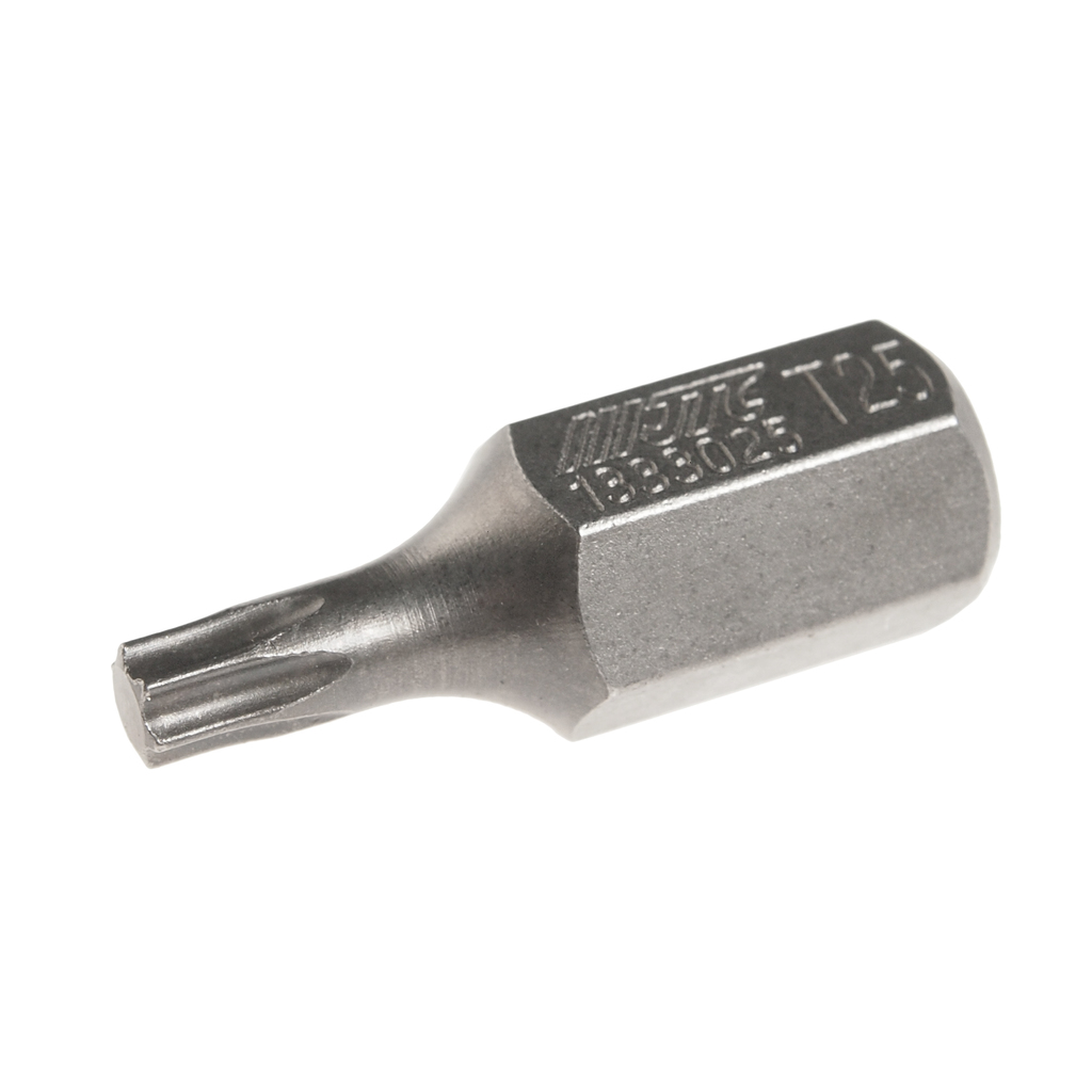 JTC-1333025 - Бита TORX Т25х30мм 10мм S2 JTC - 
Размер: Т25 х 30 мм.
Длина насадки: 10 мм., удлиненная TORX.
Материал: S2 сталь.
