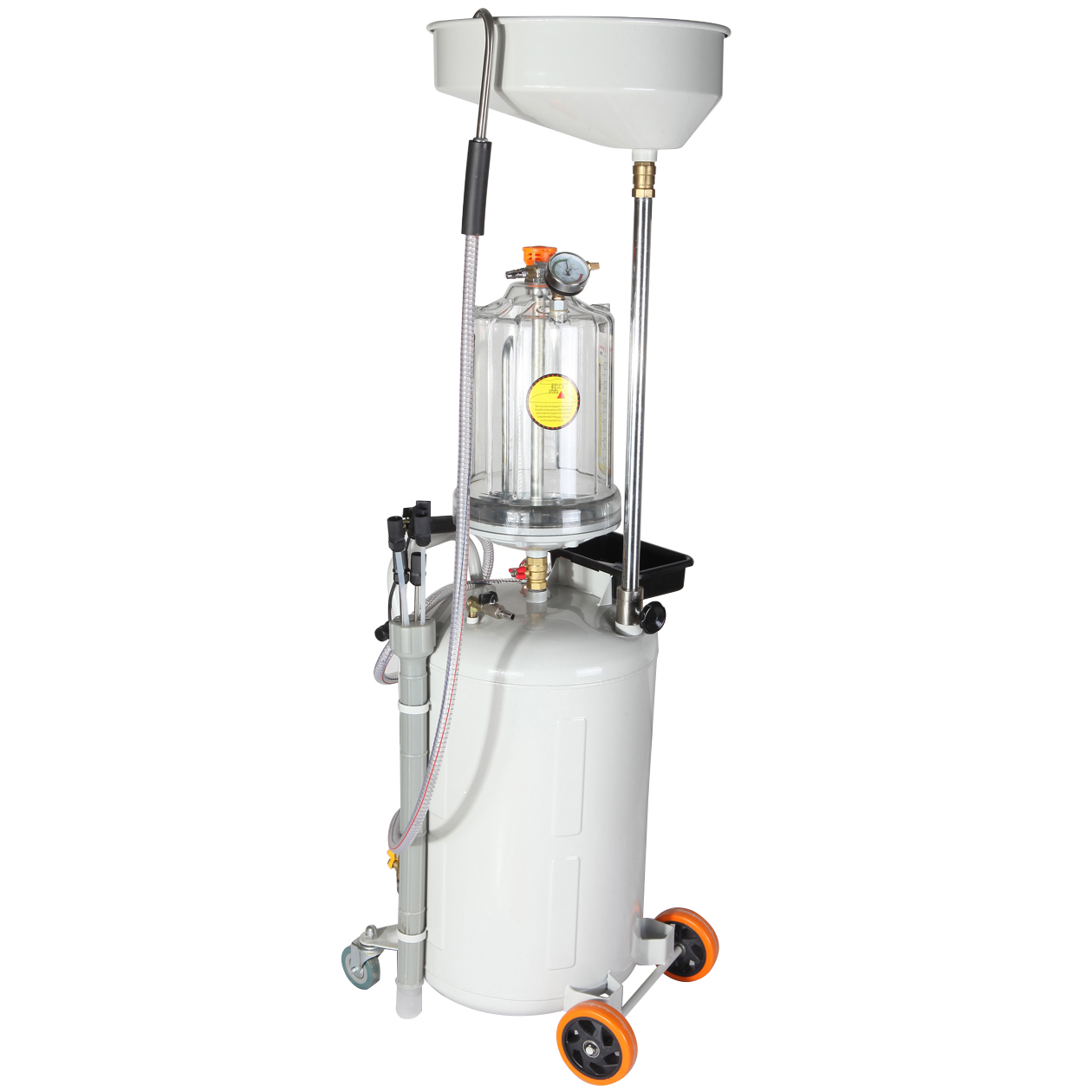 HW 6297 Вакуумная установка для маслозамены через щупы со сливной воронкой и предкамерой