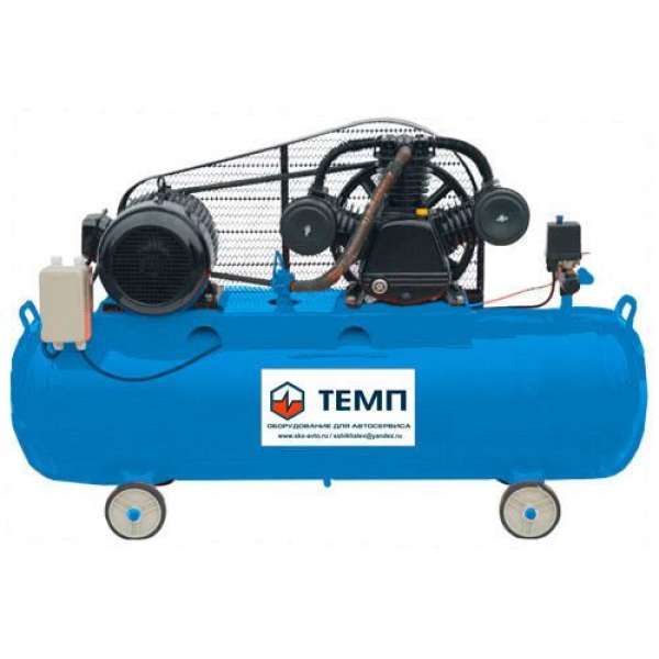 ТЕМП TC300LA800 Компрессор, ресивер 300 л, 800 л/м, 10 бар, 380 В, 5,2 кВт