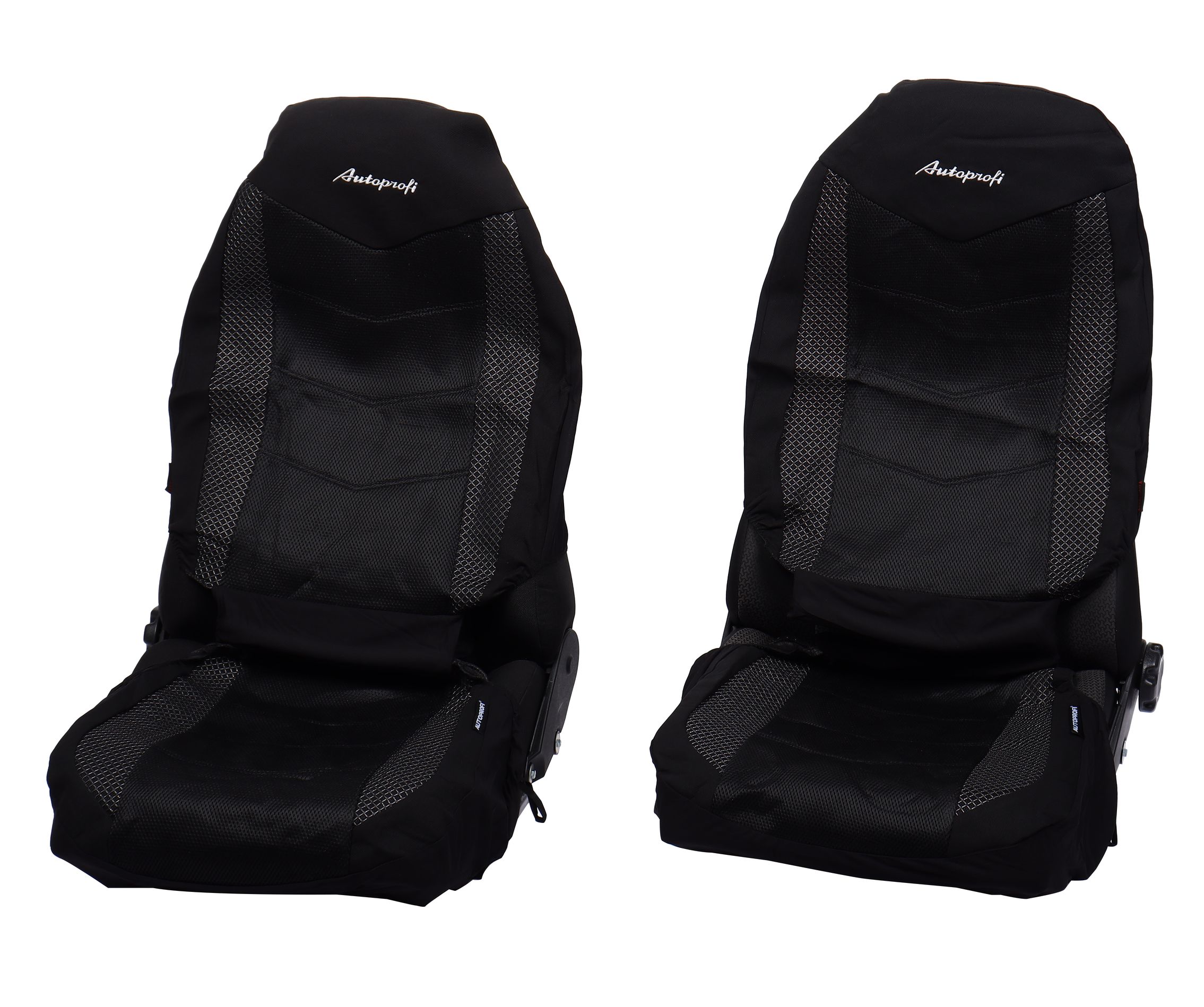 Чехлы на сиденье AEROBOOST AER-1102 BLACK сетчатая ткань, AIRBAG, 3D крой (11шт) AUTOPROFI /1/6