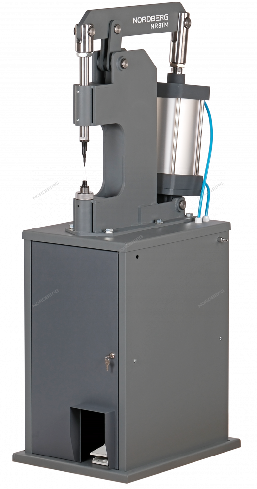 Пневматический станок для заклепки тормозных колодок, цилиндр 160, с тумбой NORDBERG NR8TM
