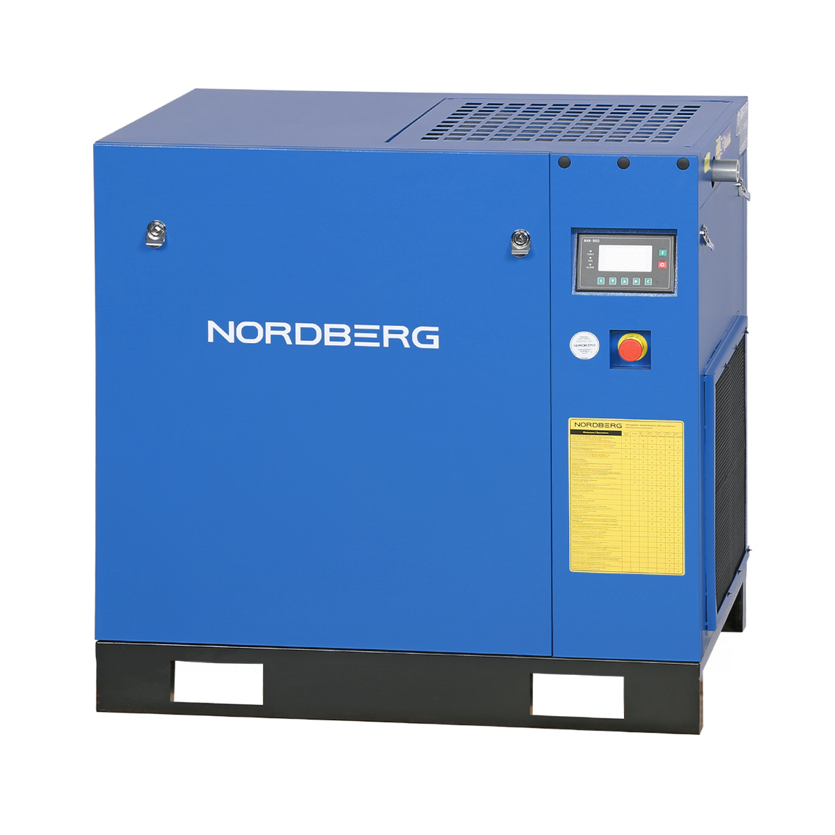 Компрессор винтовой, 15 кВт, 10 бар, 1910 л/мин, IP55, без ресивера NORDBERG NCC20