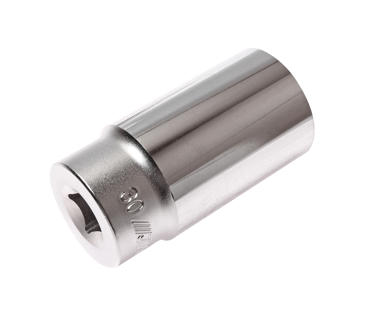 JTC-47630 - Головка торцевая 1/2" 30мм глубокая L=76мм JTC - 
  6 граней, метрический размер. 
  Изготовлена из закаленной хром-ванадиевой стали.    
  Размер: 1/2&rdquo;х30 мм.
  Общая длина: 76 мм.    
  Количество в оптовой упаковке: 7 шт. и 56 шт