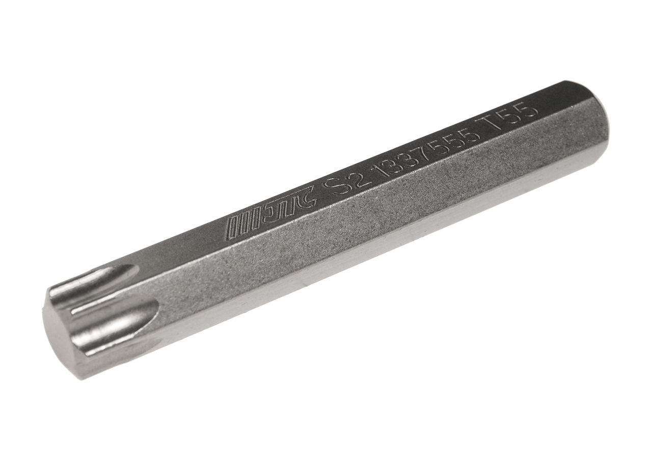 JTC-1337555 - Бита TORX Т55х75мм 10мм удлиненная S2 JTC - 
Размер: Т55 х 75 мм., удлиненная TORX.
Длина насадки: 10 мм.
Материал: S2 сталь.
