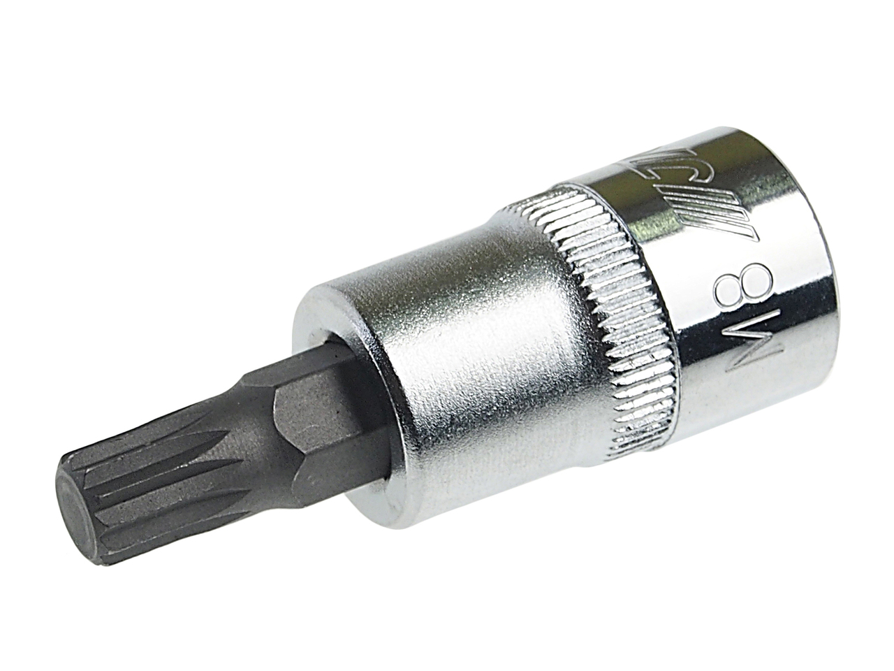 JTC-34508 - Бита-головка 3/8" SPLINE M8х48мм JTC - 
Изготовлена из закаленной хром-ванадиевой стали.
Размер: 3/8"хM8.
Общая длина: 48 мм.
Длина насадки: 18 мм.
