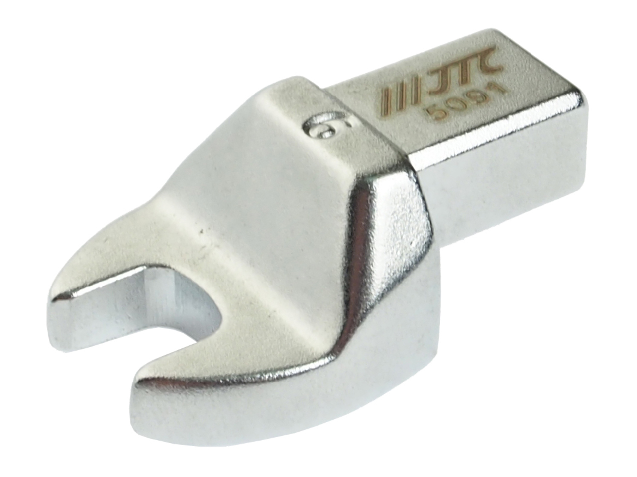 JTC-509109 - Ключ рожковый 9мм (насадка) для динамометрического ключа JTC-6832,6833 9х12мм JTC - 
Посадочный квадрат, мм: 9x12
Размер, мм: 9
C: 17,5
W: 23,7
