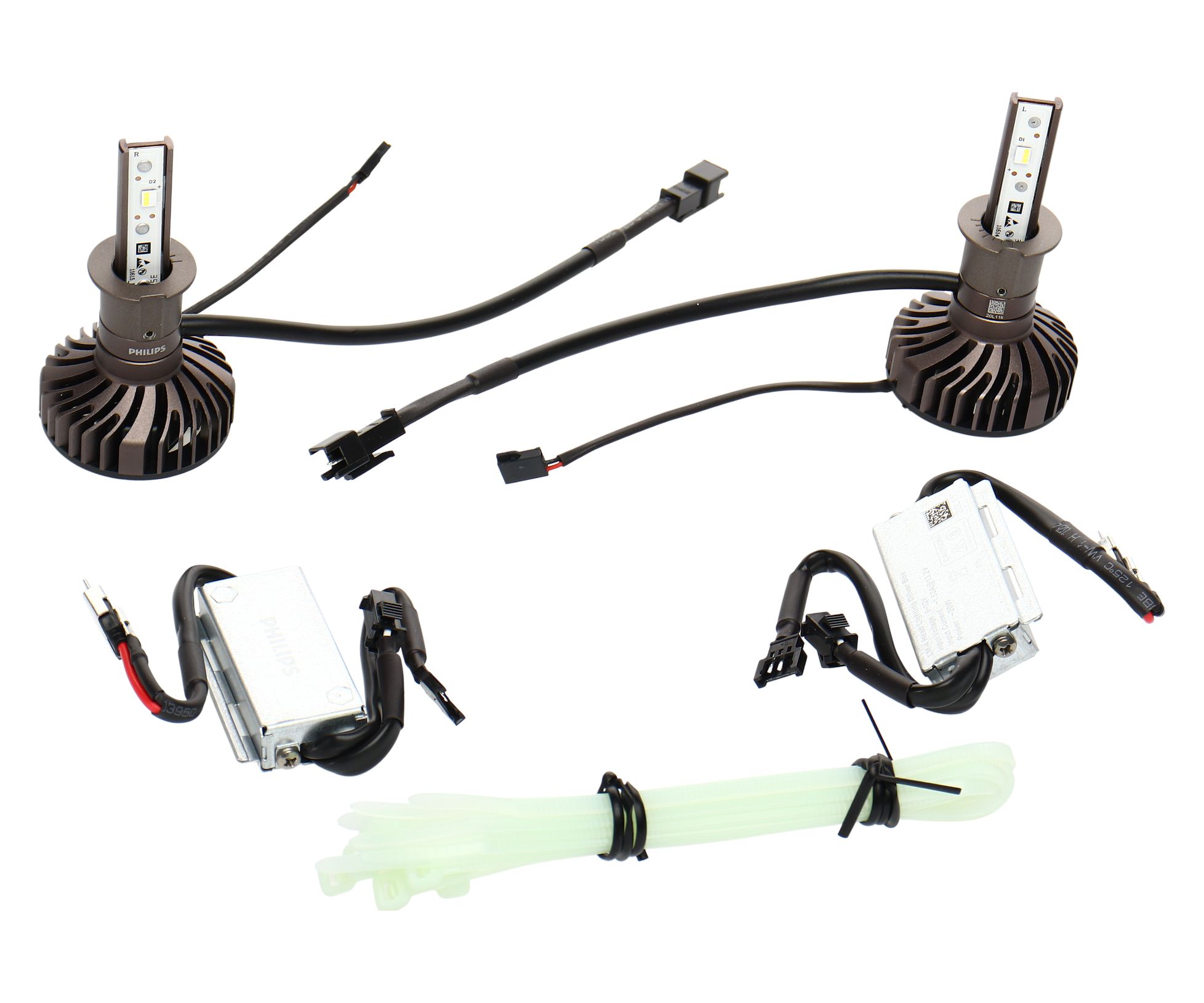 Автолампа H3 Ultinon Pro9000 LED HI/LO  5800K (2шт) 12V PHILIPS /1/10