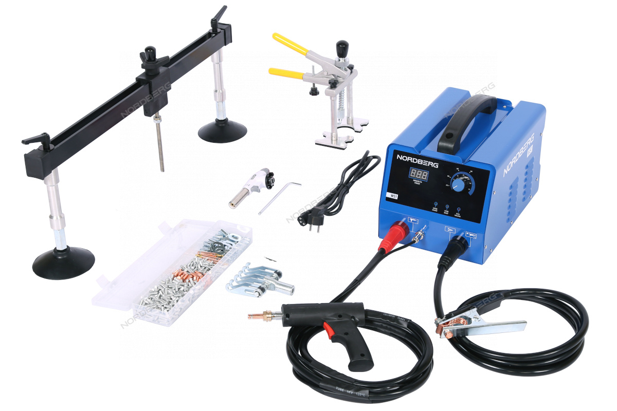 Аппарат сварочный, споттер для алюминия, 220 В NORDBERG WS1