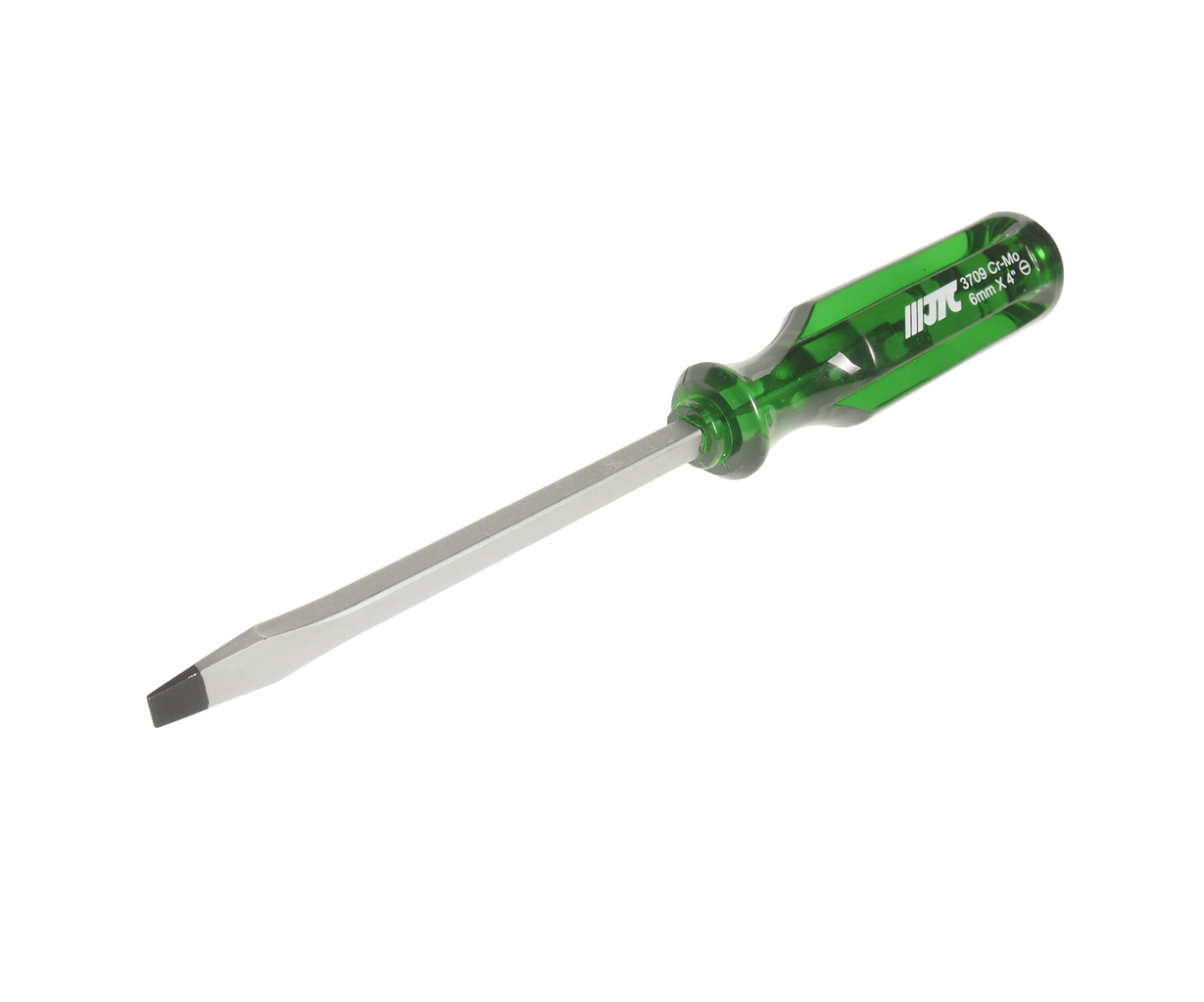 JTC-3709 - Отвертка шлицевая SL 6.0х100мм со сквозным стержнем (сталь Cr-Mo) JTC - 
Эргономичная рукоятка обеспечивает удобный захват.
Прочная пластиковая рукоятка обладает повышенной ударостойкости.
Инструмент изготовлен из хромомолибденовой стали.
Разме