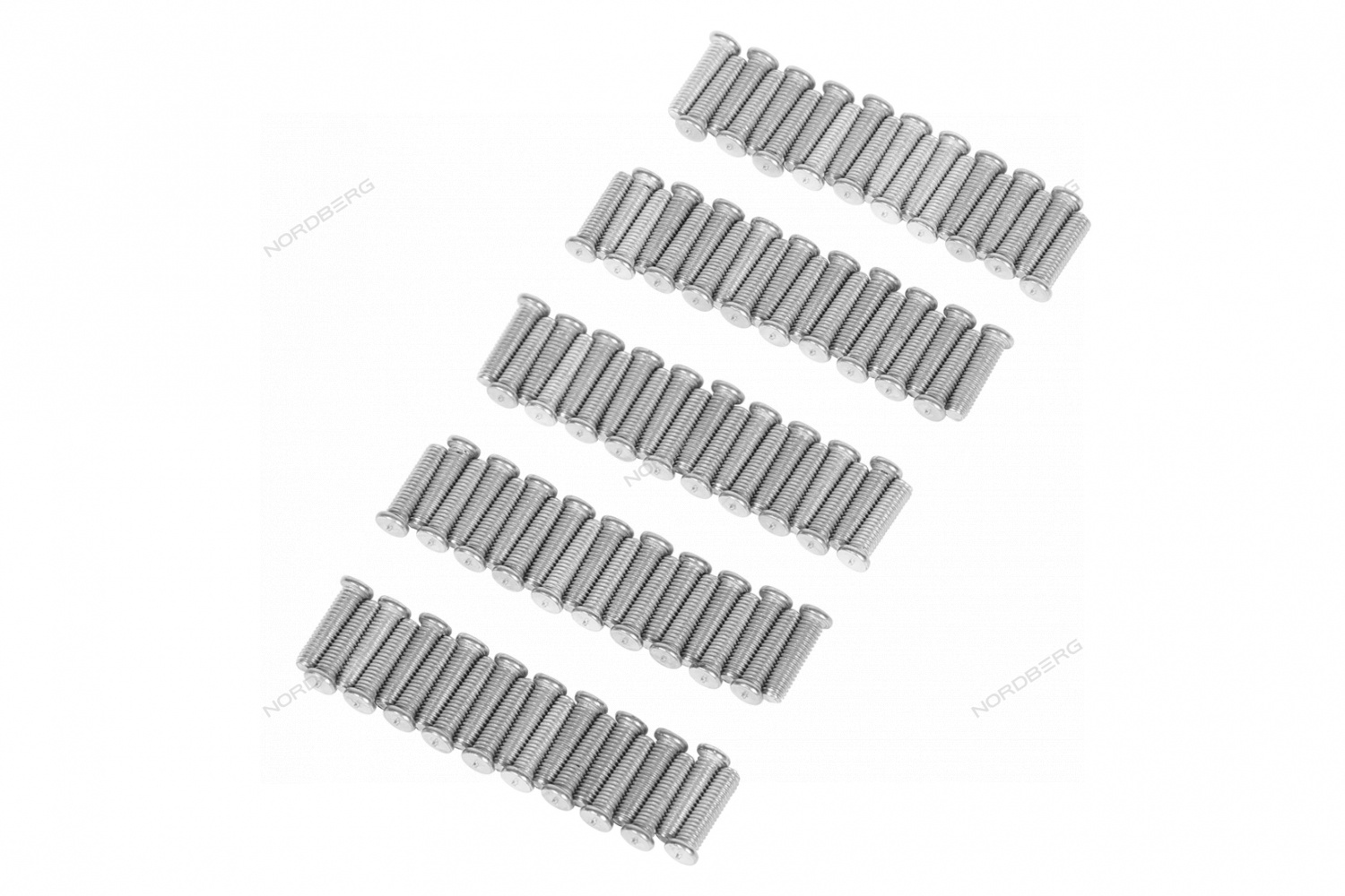 Болт алюминиевый для сварки, M4х16,100 шт. NORDBERG FA016(M4)