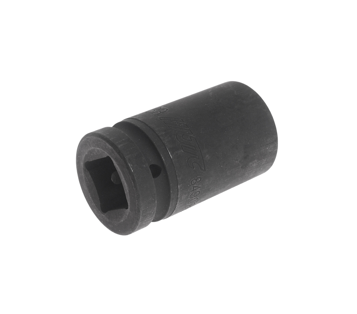 JTC-849033 - Головка торцевая 1" 33мм ударная глубокая L=90мм JTC -  
Изготовлена из высококачественной хром-молибденовой стали.    
6 граней, метрический размер. 
Размер: 1"х33 мм. 
Длина: 90 мм.    
Габаритные размеры: 100/60/60 мм. (Д/Ш/В)  