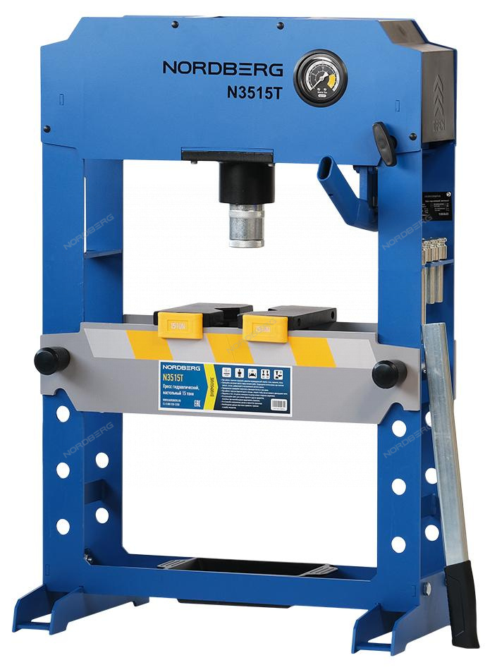 Гидравлический пресс настольный, 15 т NORDBERG N3515T