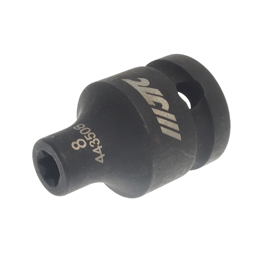 JTC-443508 - Головка торцевая 1/2" TORX E8 ударная JTC - 
6 граней, размер E8.
Изготовлена из высококачественной хром-молибденовой стали.
Присоединительный квадрат: 1/2".
Общая длина: 38 мм.
Габаритные размеры: 12/25/38 (Ш1/Ш2/Д)
