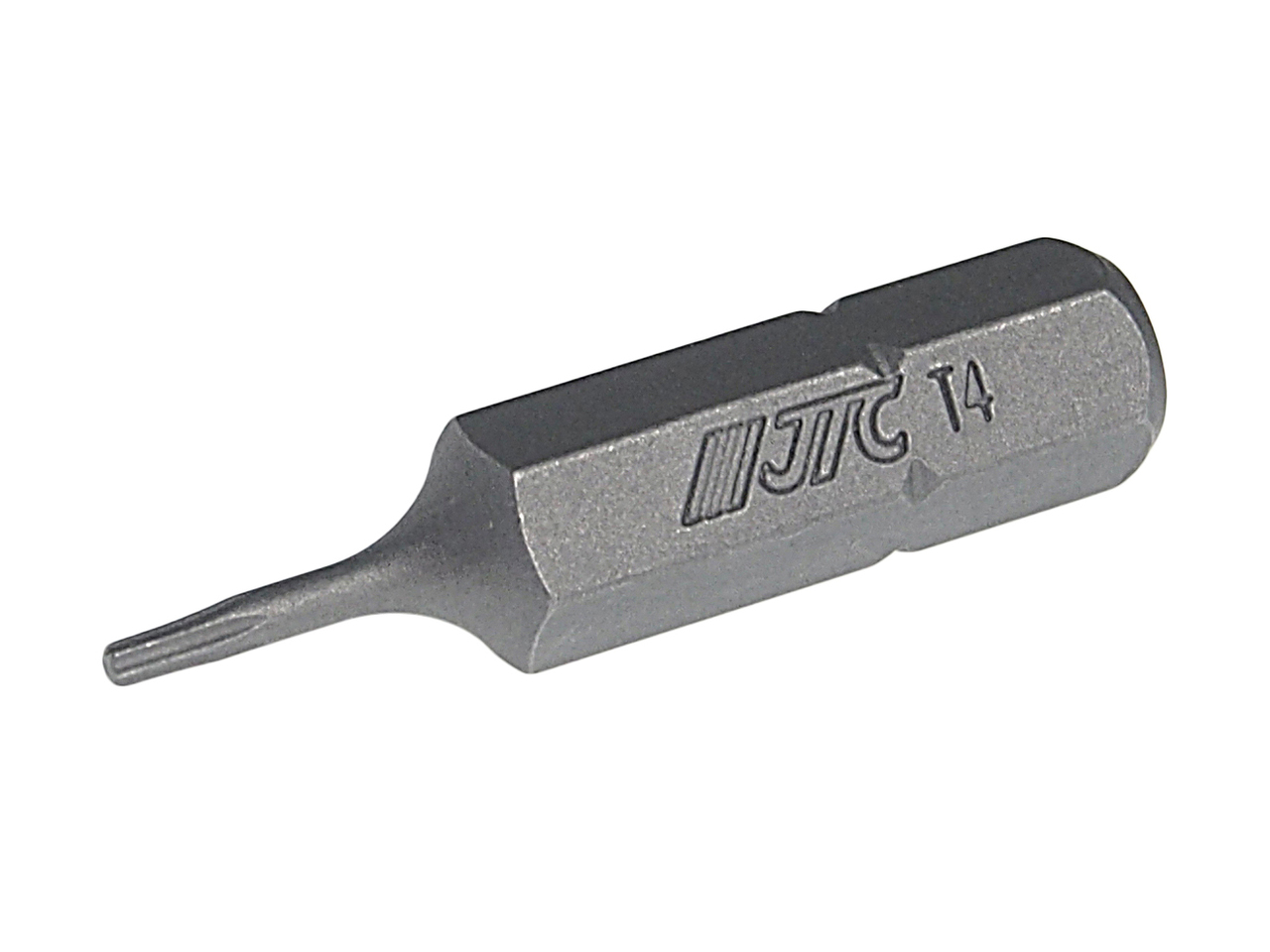 JTC-1133004 - Бита TORX Т4х30мм 1/4" DR JTC - 
Материал: S2.
Размер: T40.
Длина: 50 мм.
Количество шт. в упаковке: 10.
