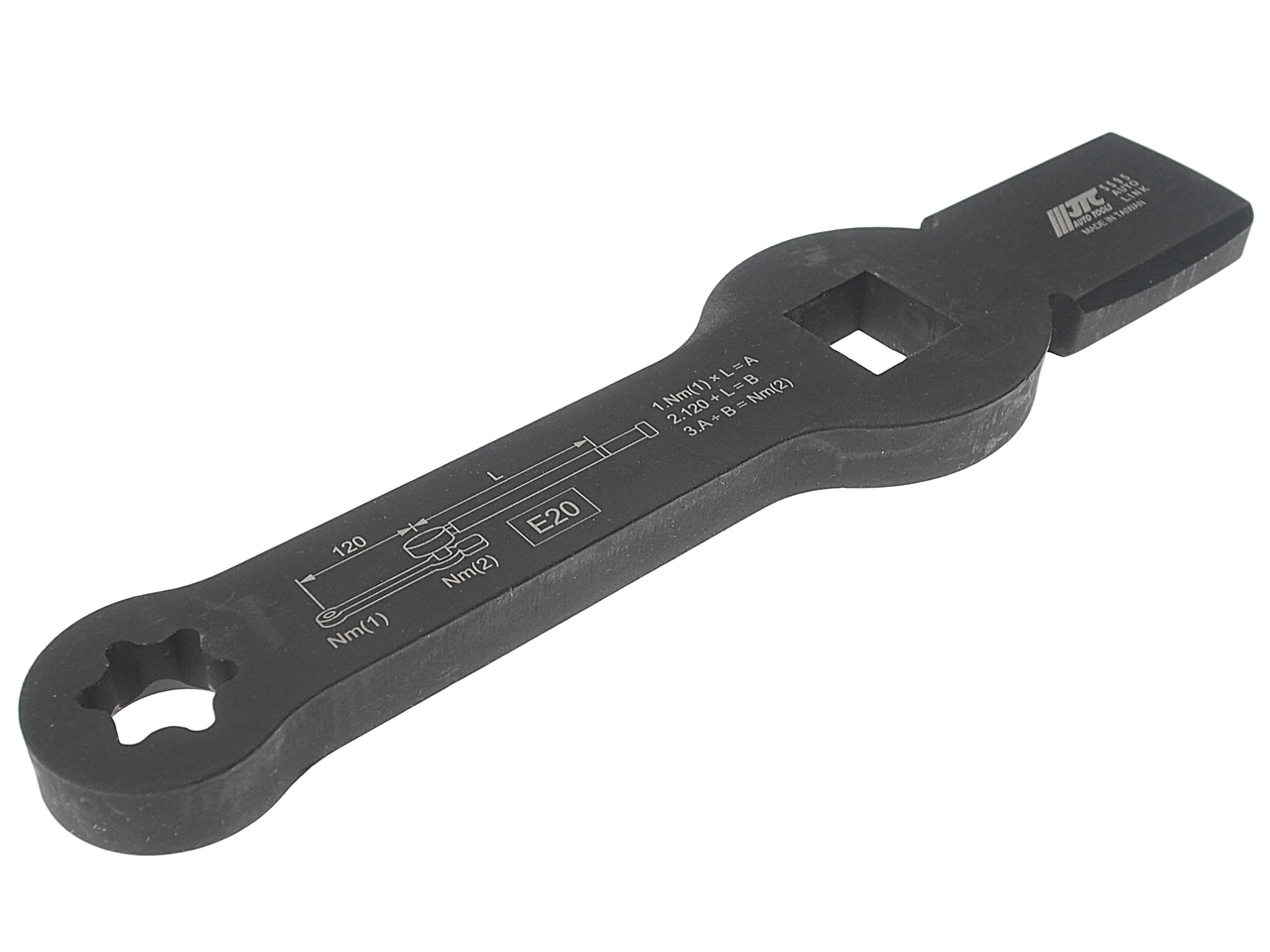 JTC-5595-E20 - Ключ для тормозных суппортов грузовых автомобилей 3/4" TORX E20 JTC - 
Ключ используются для сборки и разборки резьбовых соединений тормозного суппорта грузовиков.
Необходима затяжка винтов с помощью динамометрического ключа в соответствии 