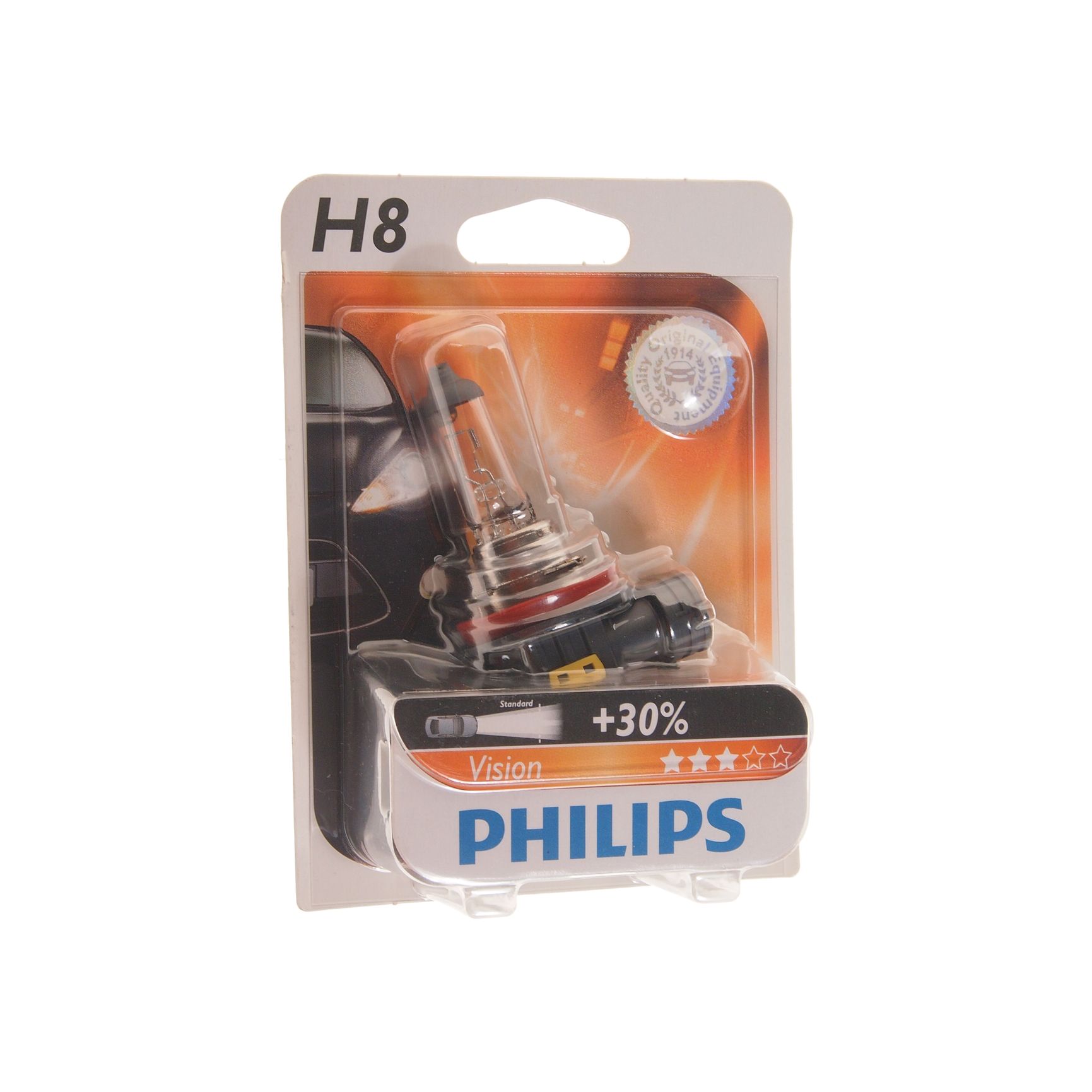 Автолампа H8 (35) PGJ19-1 (блистер) 12V PHILIPS /1/10