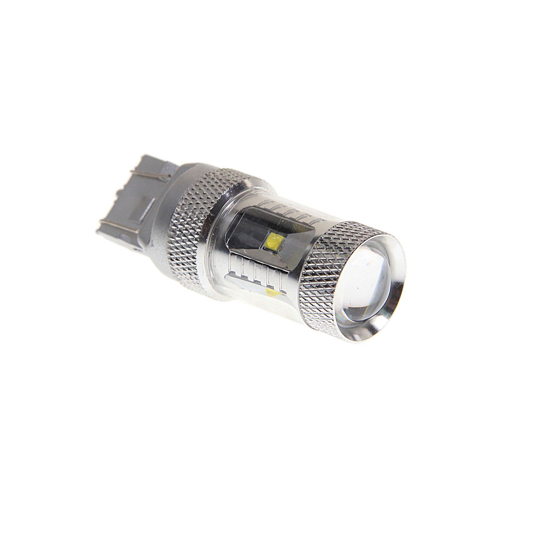 Автолампа W21/5W (W3*16q) 6 SMD WATTS CREE WHITE 480лм 6000K 12V MEGAPOWER /10/50 OLD