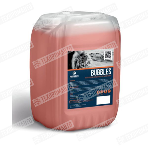BUBBLES высокопенный автошампунь для ручной мойки 5л