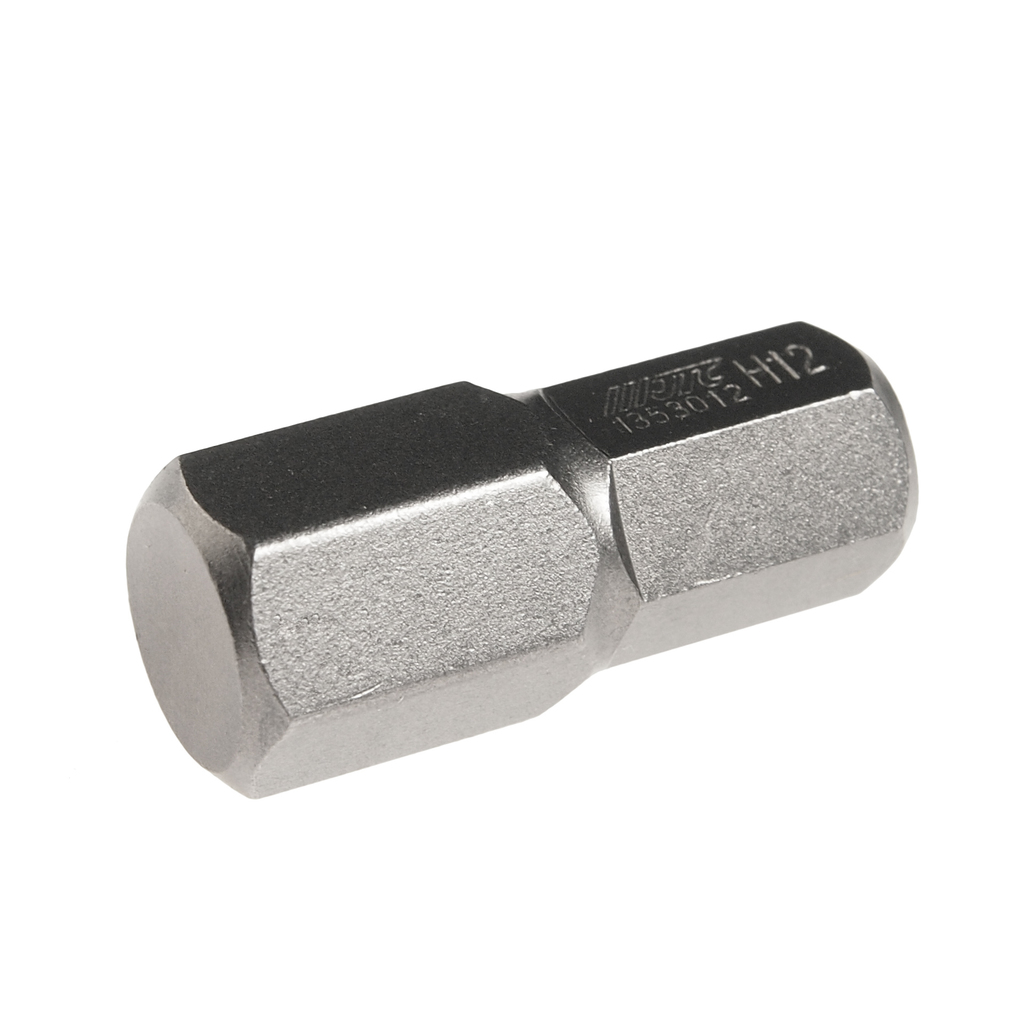 JTC-1353012 - Бита HEX H12х30мм 10мм 6-ти гранная S2 JTC - 
Размер: 12 х 30 мм.
Длина насадки: 10 мм 6-гранная.
Материал: S2 сталь.
