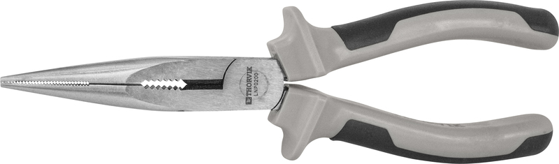 LNP0200 Длинногубцы прямые с духкомпонентными рукоятками, 200 мм
